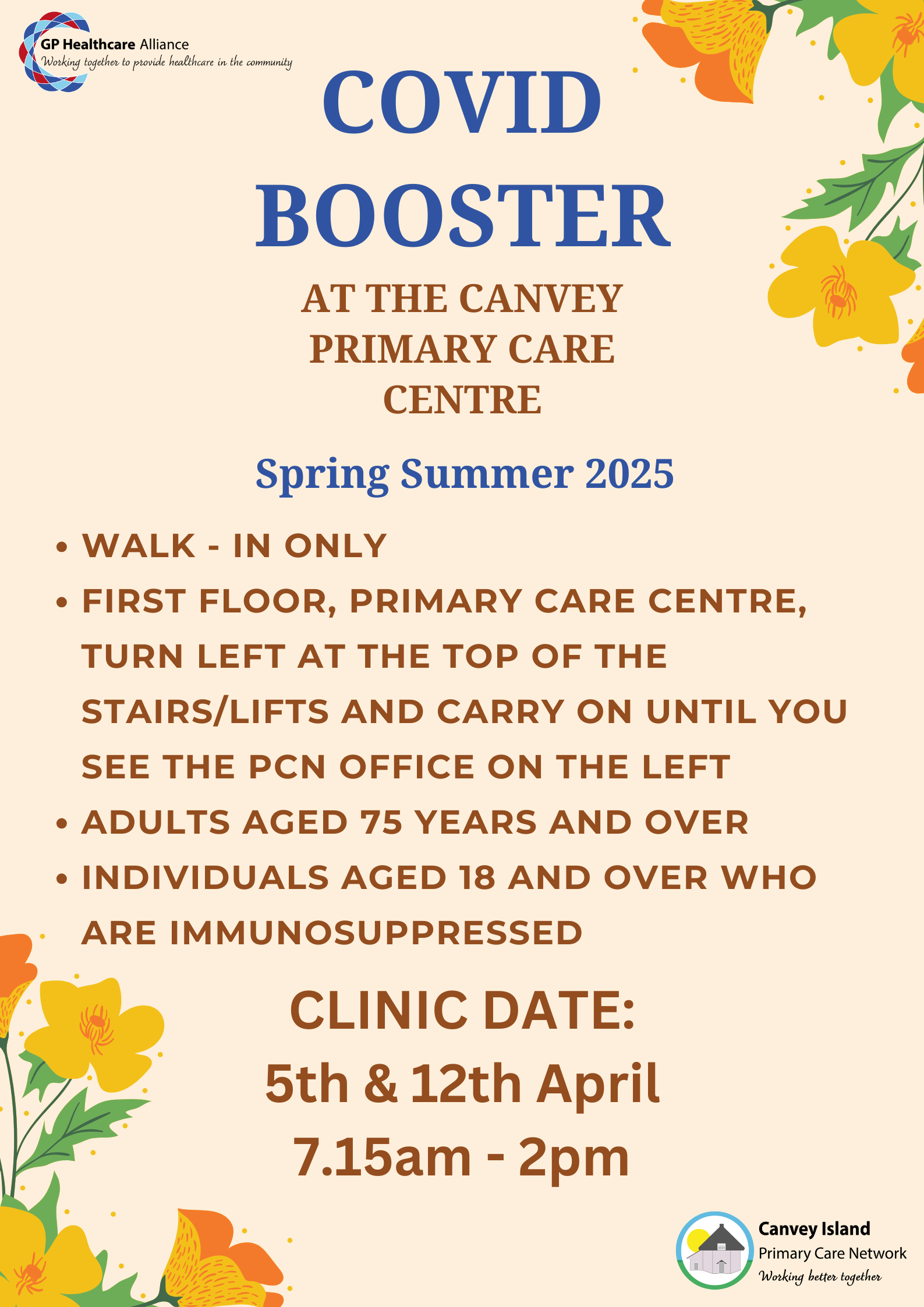 Covid drop-in clinic Covid drop-in clinic